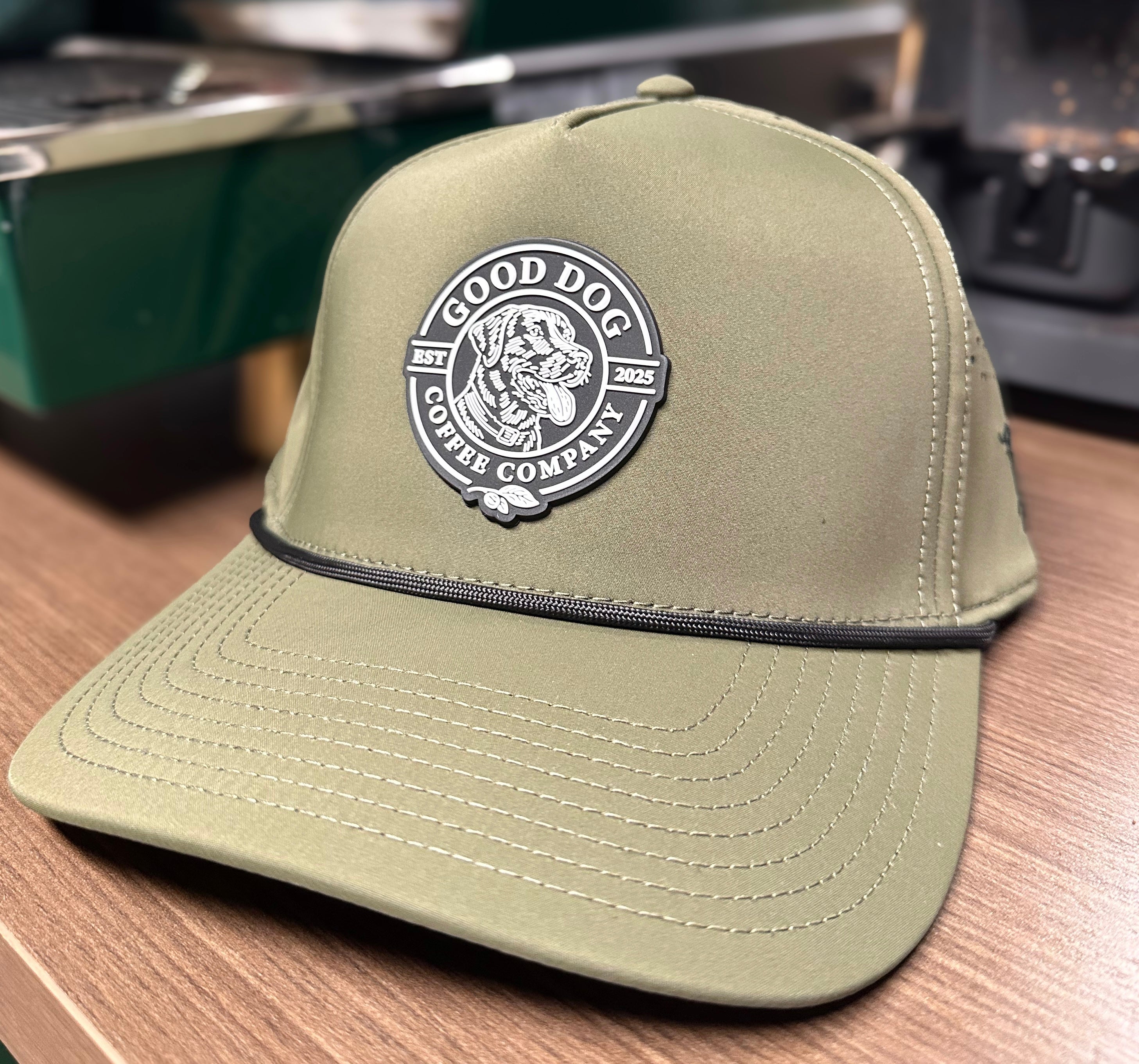 5 Panel Rope Hat - Hunter Green